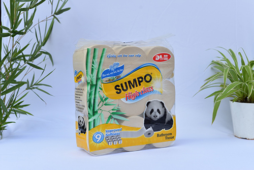 Giấy vệ sinh Sumpo lô 9 cuộn